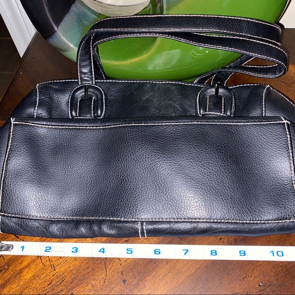 NWOT Kasper Vintage Two Strap Genuine Leather Handbag - Picture 8 of 8